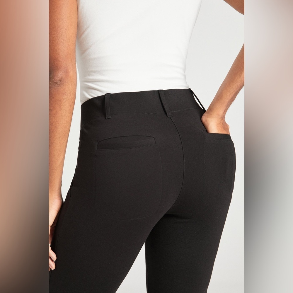 Betabrand Straight-Leg Two-Pocket Dress Pants Yoga Pants 3X Petite NIB NWT - Picture 4 of 5